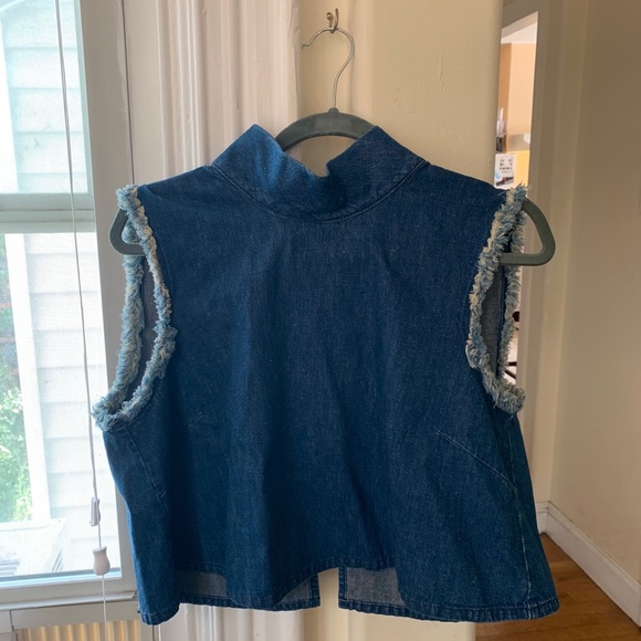 Rachel Comey Tops - Rachel Comey Cropped Denim Top